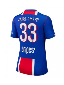 Paris Saint-Germain Warren Zaire-Emery #33 Replika Hemmakläder Dam 2026-27 Kortärmad Paris Saint-Germain Warren Zaire-Emery #33 Replika Hemmakläder Dam 2026-27 Kortärmad